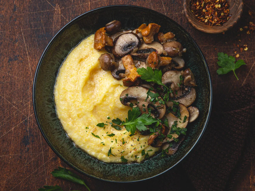 Polenta Funghi e Salsiccia
